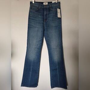 7 For All Mankind Women's Easy Boot High-rise Jeans Dark Wash Size 27